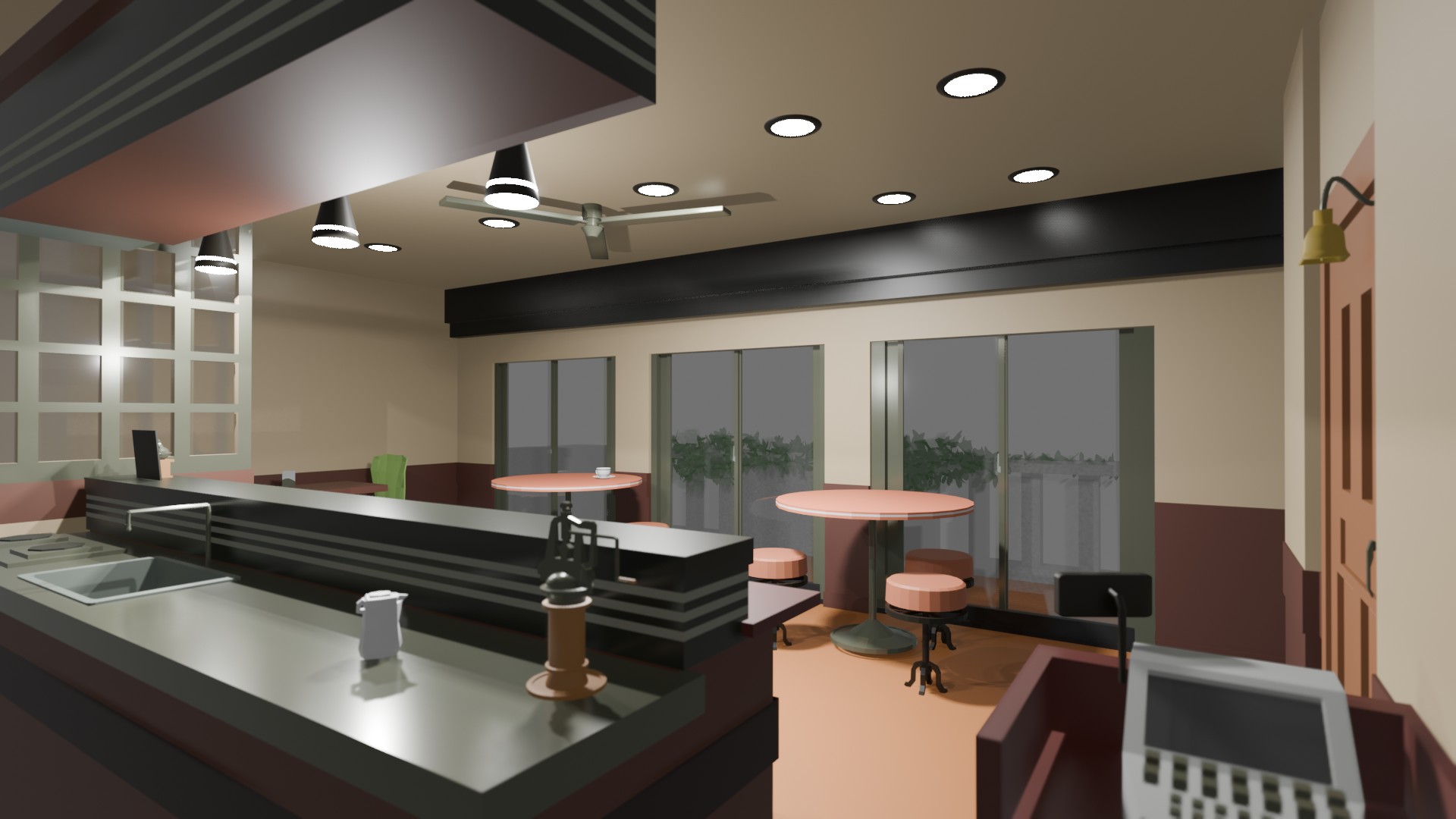 Anteiku Cafe Render