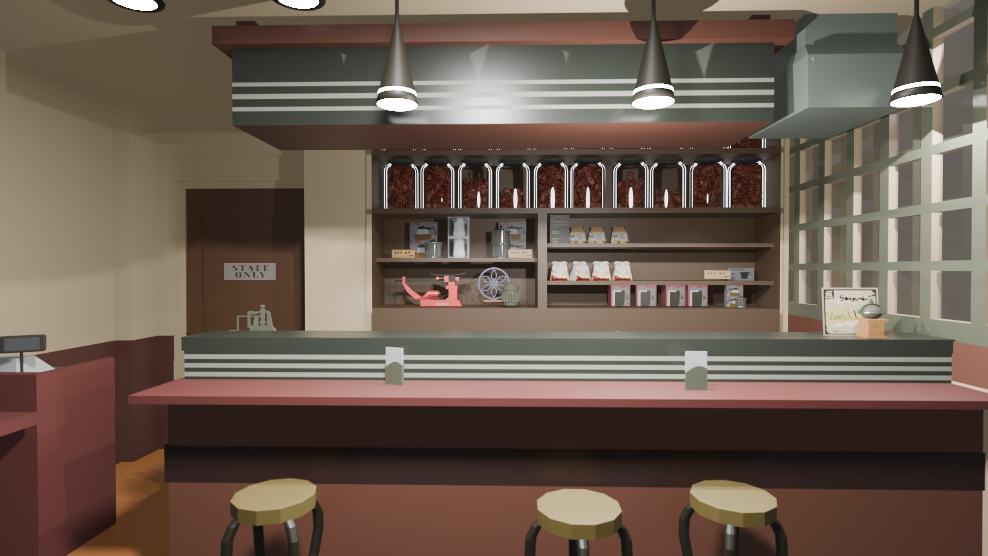 Anteiku Cafe Render
